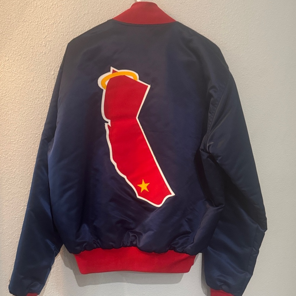 Angels Navy and Red Bomber Jacket
Get ready for Baseball Season!! - Picture 2 of 4